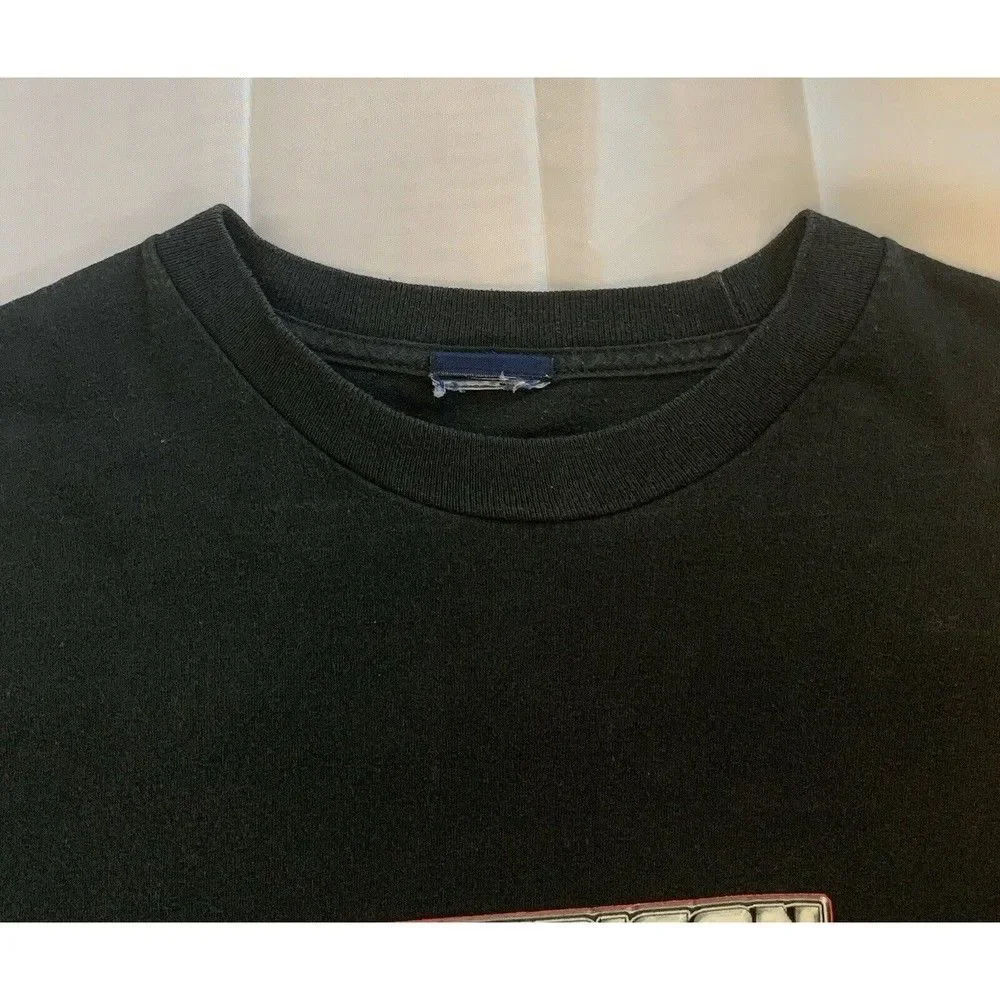 Nascar American Chopper Men's Black Racing Double Sided Shirt
